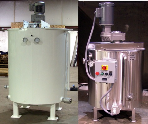 New Tinsley Design Chocolate Tanks 100 to 10,000 LB Sizes