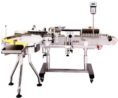 New CVC model 330 Vertical Vial and Ampoule Wraparound Pressure Sensitive Labeler