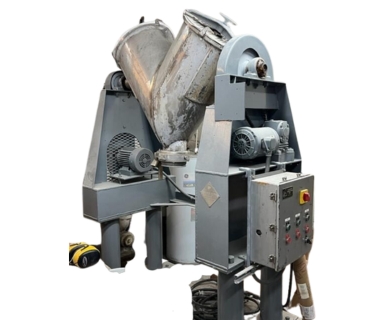 Patterson Kelley 3 cu ft SS V blender with liquid/solids bar